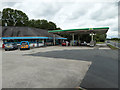 SD4382 : Shell filling station on the A590 by David P Howard