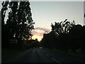 View of a dramatic sky over Rectory Lane