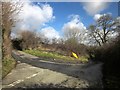 SX3477 : Lane junction near Treburley by Derek Harper