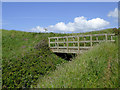 SS2221 : Footbridge on the Coastal Path near Elmscott, Devon by Roger  Kidd