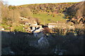 Houses in the valley bottom