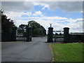 S1089 : The entrance gates to Mount St. Bernard Abbey and Roscrea College by Jonathan Thacker