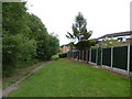 Footpath at back of Paddock Way, Droitwich