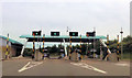 Toll booths at junction T5