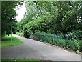 Newcastle-under-Lyme: path alongside Lyme Brook