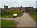 NH5328 : Path at Urquhart Castle by Malc McDonald