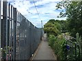 Newcastle-under-Lyme: footpath between Silverdale Road and St Paul