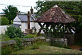 Lychgate and war memorial at St Mary