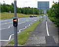 Cycle lane along the A527