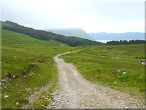 NG7601 : Access road from Inverguseran to Inverie by Oliver Dixon