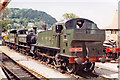 SS9746 : Minehead: ex-GWR 2-6-2T  and others on the heritage West Somerset Railway, 1991 by Ben Brooksbank