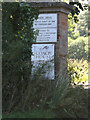 Signs at Thornham Hall