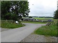 SK1661 : Brundcliffe diary farm entrance from the High Peak Trail by Steve  Fareham
