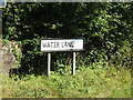 TM1070 : Water Lane sign by Geographer