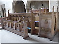 St John, West Byfleet: choir stalls