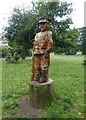 Wood sculpture in Ellington Park, Ramsgate