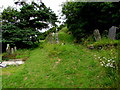 Hillside graveyard, St Ishmael