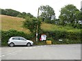 Parish notice board for Newton and Noss at Bridgend