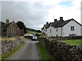 Church and cottages, Tretower