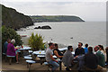 Outside the Ship Inn, Tresaith