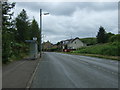 Bus stop and shelter on Airdrie Road (A89)