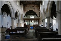 TF0433 : Church of St Andrew, Pickworth: Nave, Rood Screen, and Chancel arch by Bob Harvey