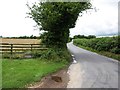 Minor road from Clyro to Painscastle at the entrance to Gwernalway Farm