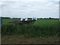 TL6795 : Crop harvesting near New Severals Farm by JThomas
