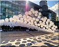 SJ8097 : Mini-Burble outside the BBC (Daytime Performance) by David Dixon