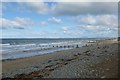 Beach and groynes at Barmouth