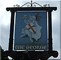 Sign for the George, Methwold