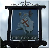 TL7394 : Sign for the George, Methwold by JThomas