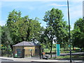 Entrance to Clissold Park opposite Riversdale Road