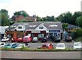 J3569 : Suburban shops and businesses off the A24 at Newtownbreda by Eric Jones