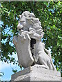 Scary lion, Green Lanes / Lordship Park, N16