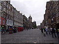 NT2573 : A cobbled section of the Royal Mile, Edinburgh by Stanley Howe
