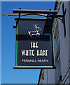 The White Hart (3) - sign, 161 Droitwich Road, Fernhill Heath, Worcs