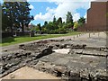 Remains of Roman bath-house at Bearsden