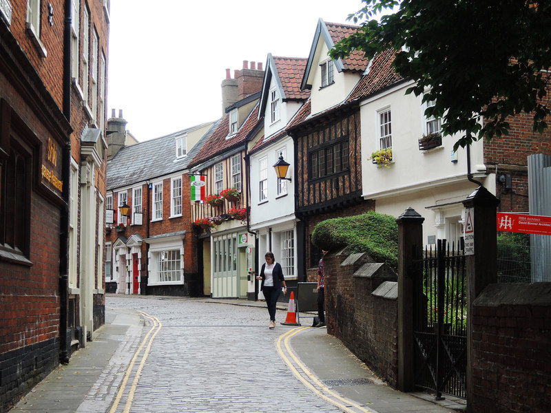 Norwich: Tombland © Martin Bodman :: Geograph Britain and Ireland