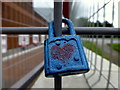 H4572 : Love lock, Omagh (1) by Kenneth  Allen