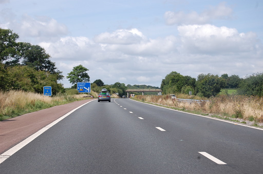 M50 approaching junction with A417 © J.Hannan-Briggs :: Geograph ...