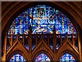 SJ3589 : The Risen Christ, Liverpool Cathedral Benedicite Window by David Dixon