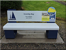 NS2071 : Inverclyde Heritage Trail bench at Inverkip by Thomas Nugent
