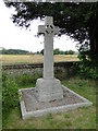 Gunthorpe War Memorial in the churchyard