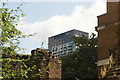 View of 55 Silk Street from the area near the underground car park near the Museum of London #2