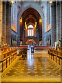 SJ3589 : Liverpool Cathedral, Chancel and the Great Space by David Dixon