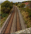 Railway from Chirk Bank towards Chirk