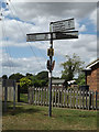 Roadsign on Roman Way