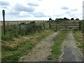 Farm track, Roxby Low Moor