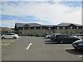 NZ2889 : Queen  Elizabeth  II  Country  Park  car  park  and  Premier  Inn by Martin Dawes